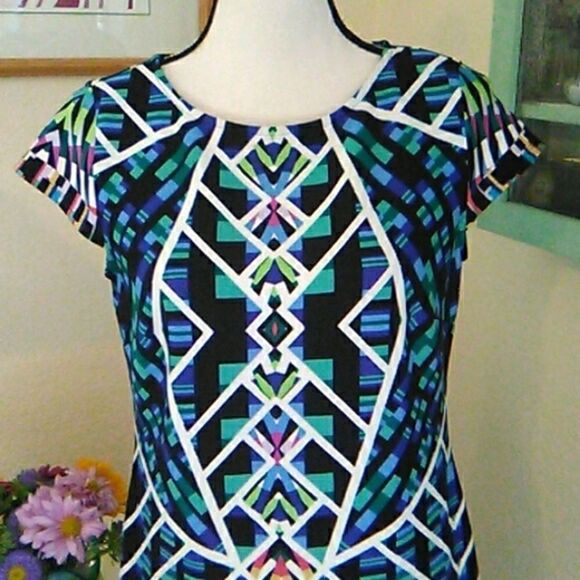 Nine West Amazing Graphic Sheath Arty - Picture 2 of 12